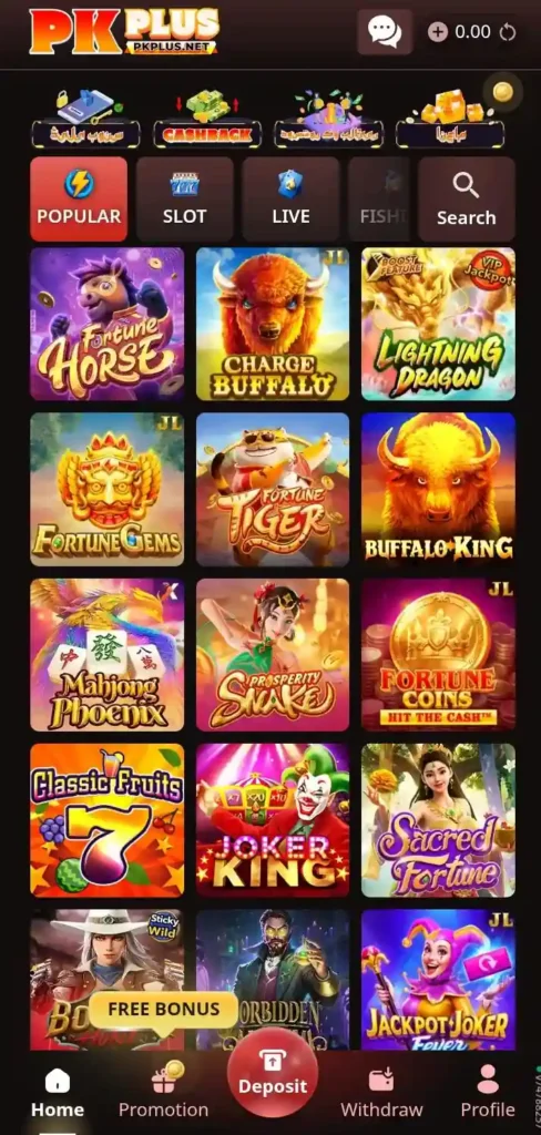 PKPlus Game